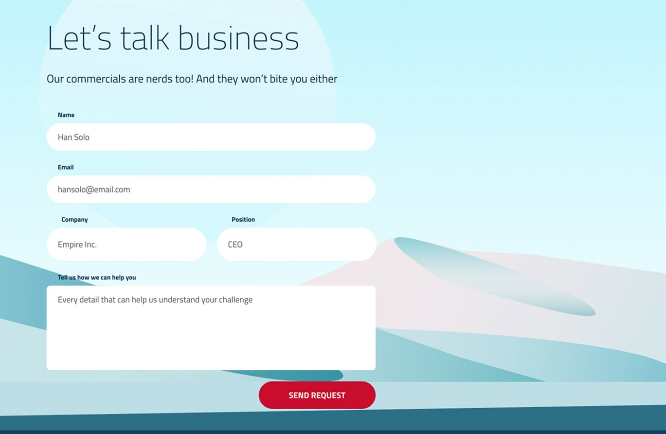 UI developed in Webflow by Santiago Ramos